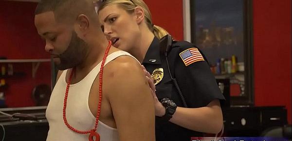  Big Booty Bad Milf Cops Bang Black Suspect In Barbershop